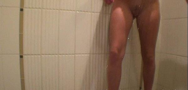  army girl taking sexy shower